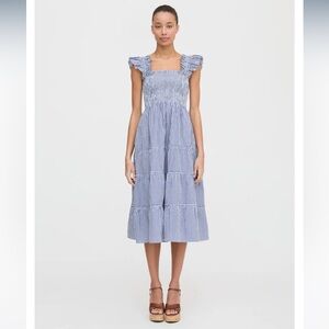 Hill House Home NANTUCKET EXCLUSIVE | Ellie Nap Dress | Navy Gingham, Size M